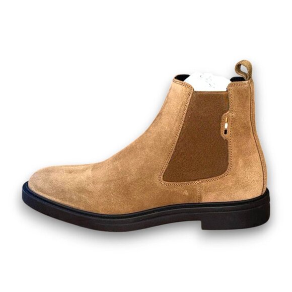 BOSS Calev Chelsea Boots Men's Beige Suede US 8 (UK 7 EU 41) MSRP $230 - Picture 2 of 5